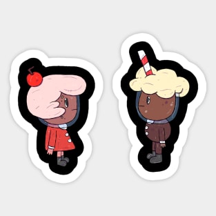 Cherry Cream Soda and Rootbeer Guy Sticker